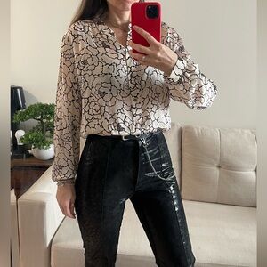 Cllub Monaco Floral Button Down Shirt – Japanese Fabric – Size M